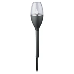 Flector Garten LED-Solarfackel Ambience schwarz 4er-Set