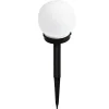 Flector Garten LED-Solar-Kugelleuchte schwarz 10 x 33 cm
