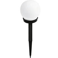 Flector Garten LED-Solar-Kugelleuchte schwarz 10 x 33 cm