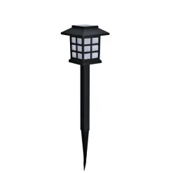 Flector Garten LED-Solarspieß Laterne schwarz inkl Erdspieß