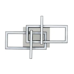 FLECTOR DL Talesia 42x28x7cm schwarz 24W2700lm warmweiss