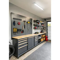 FLECTOR Feuchtraum-Langfeldleuchte IP651x9W 67,5cm