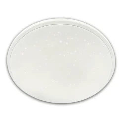 Flector LED-Deckenleuchte Vida Deluxe mit Sternenhimmel weiß