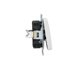 Flector Technik Aus-/ Wechselschalter mattweiß