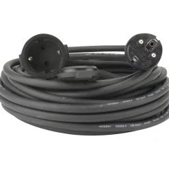 Flector Technik Gummi-Verlängerung schwarz 10 m