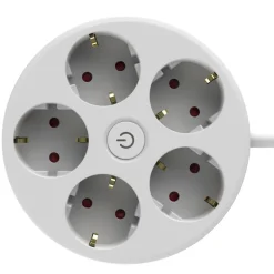 Flector Technik Mehrfachsteckdose 5-fach mit Schalter 1,4m