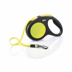 flexi New Neon Gurt M 5m schwarz/neon