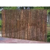 floraworld Sichtschutz Bambus-Matte Black 3,0x0,9 m