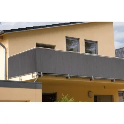 floraworld Sichtschutz Comfort anthrazit 1,8x3 m