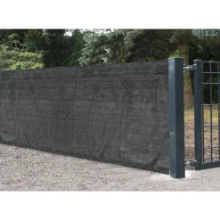 floraworld Sichtschutz HPDE-Gewebe Rolle anthrazit 180g/M2 5x1,5 m