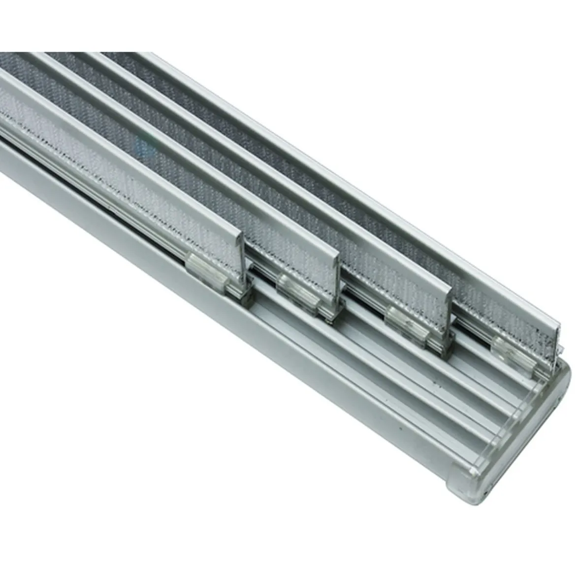 Fl.-Vorh. Komfort 4lfg. Kpl. 225 alu.