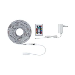 FN SimpLED Strip Set 5m Motion RGB 10W230/12V DC Weiss Kunststoff
