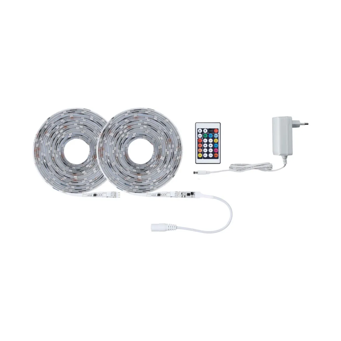 FN SimpLED Strip Set 10m Motion RGB 17W230/12V DC Weiss Kunststoff