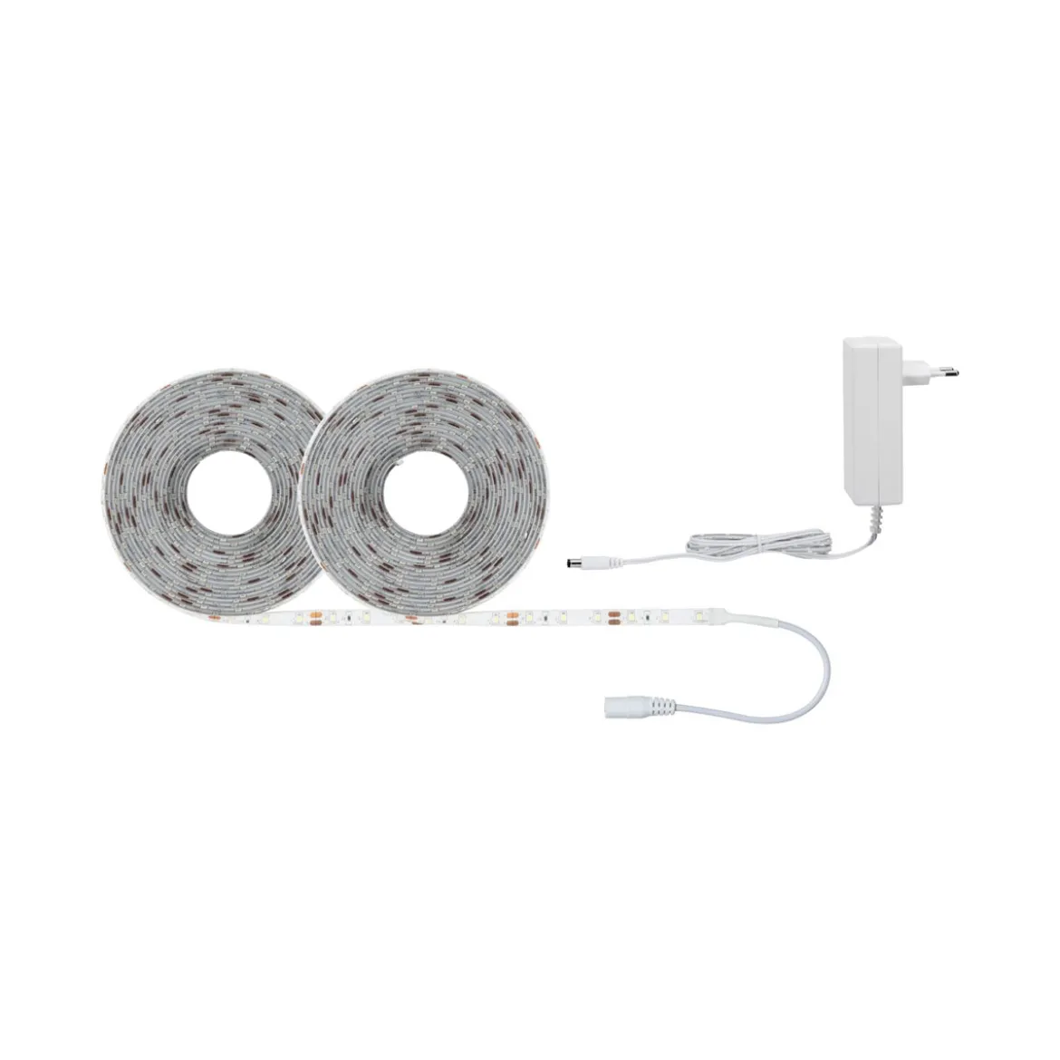 FN SimpLED Strip Set 10m Tageslichtweiss22W 230/12V DC Weiss Metall Kst