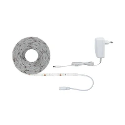 FN SimpLED Strip Set 5m Tageslichtweiss17W 230/12V DC Weiss Metall Kst.