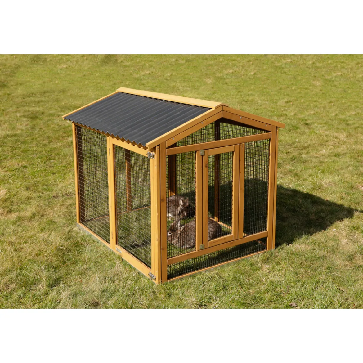 Freigehege Appartment Pro 115 x 90 x 85 cm braun