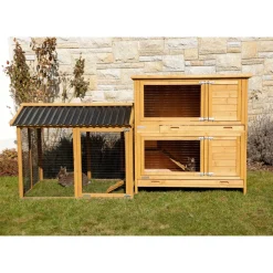 Freigehege Appartment Pro 115 x 90 x 85 cm braun