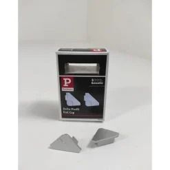 Function Delta Profil End Cap 2er PackAlu matt Kunststoff