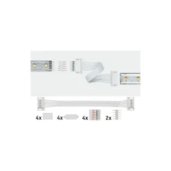 Function MaxLED Universal Connector 2erPack Weiss