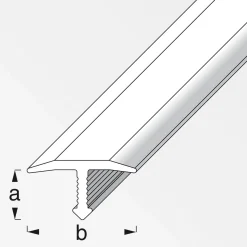 Fundamo Fugenabdeckprofil 14 mm 1m silber