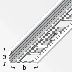 Fundamo Winkelprofil 12,5 mm blank