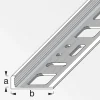 Fundamo Winkelprofil 10 mm 2,5m PVC grau