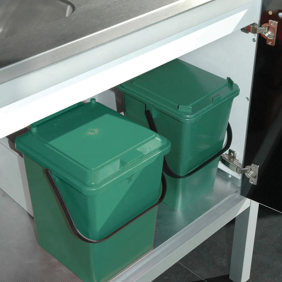 Garantia Abfalleimer für Bio-Müll 10 L grün