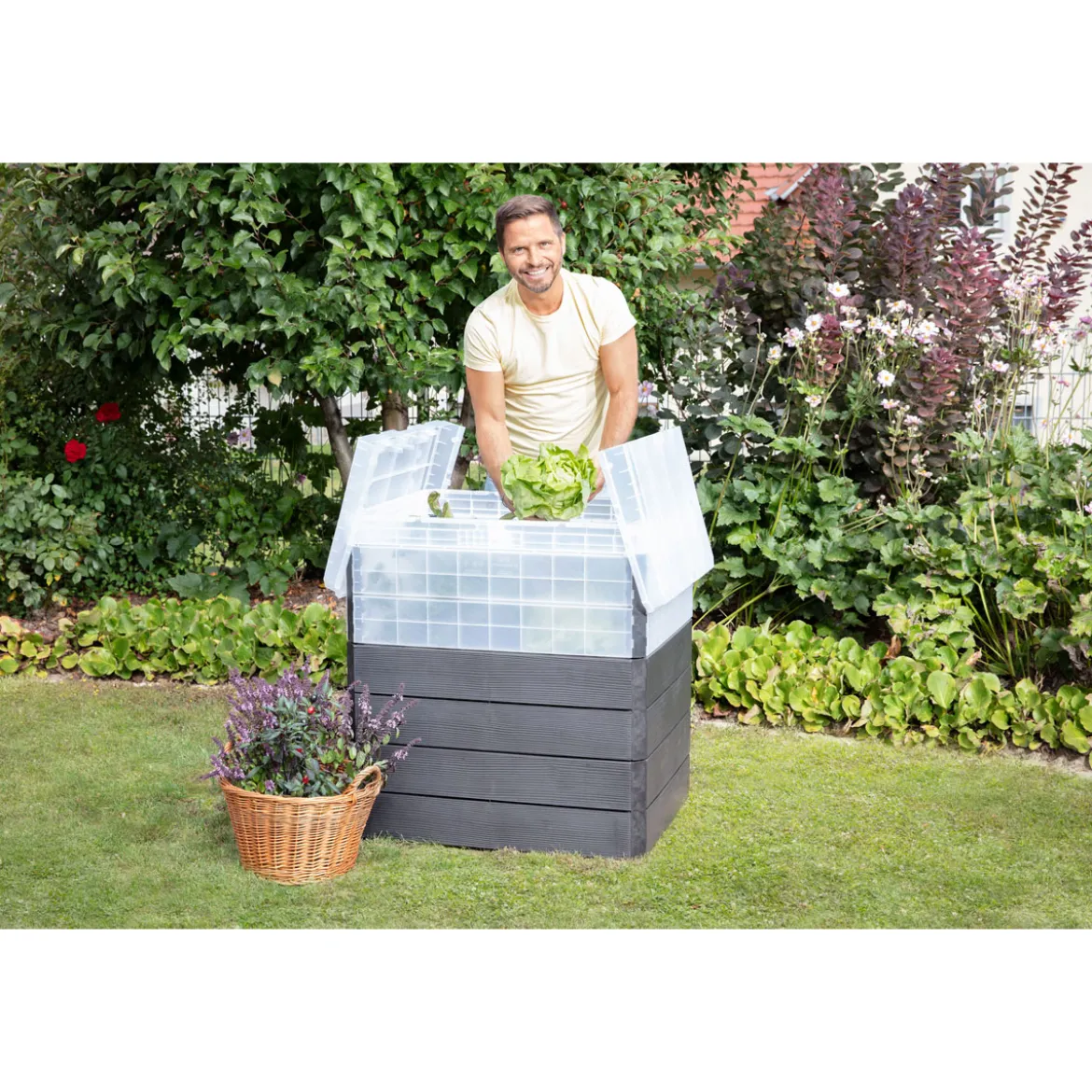 Garantia Hochbeet ERGO QUADRO TurboPlus M 85 Wood