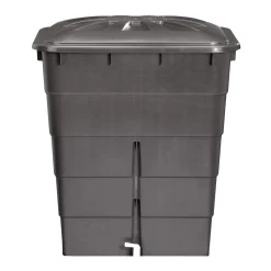 Garantia Regentonne eckig 300 L graphite grey inkl Deckel und Hahn
