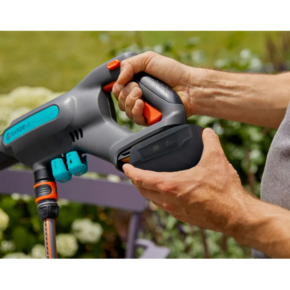 GardenaAkku-Mitteldruckreiniger AquaClean 24/18 V P4A Solo