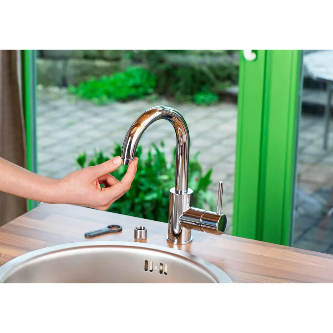 GardenaHahnverbinder für Indoor-Wasserhähne