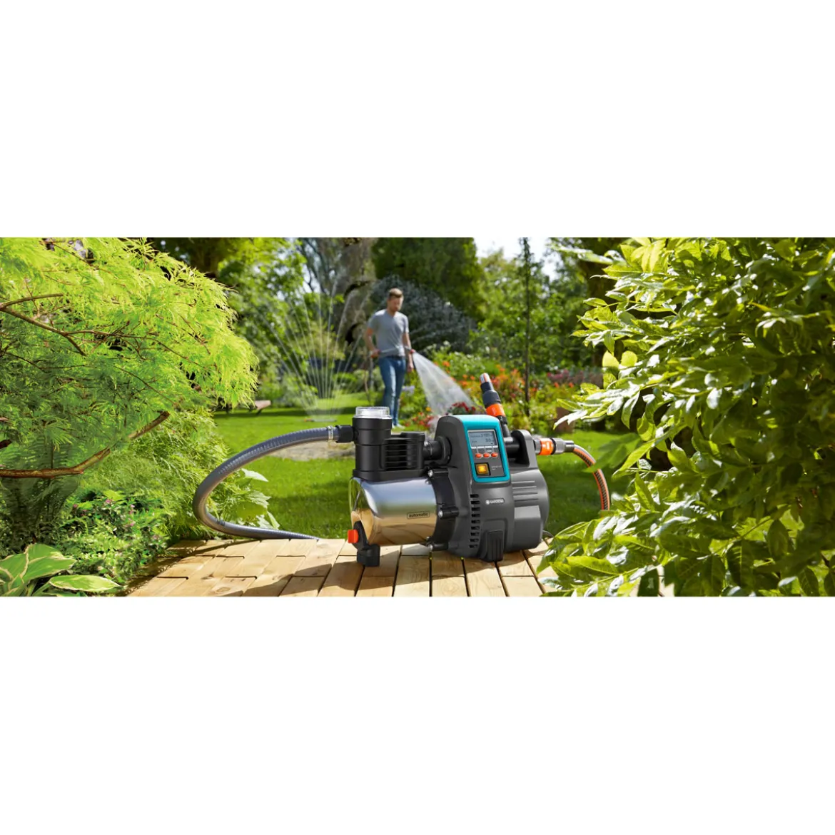 GardenaHaus- und Gartenautomat 6000/6 LCD Inox