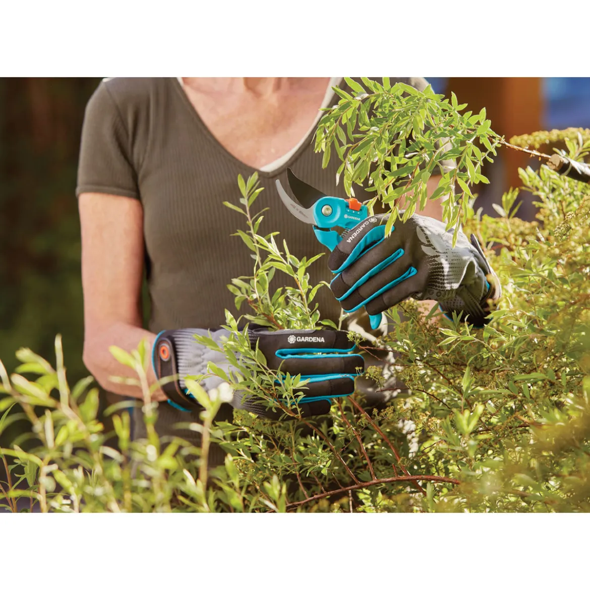 GardenaStrauchpflegehandschuh grau