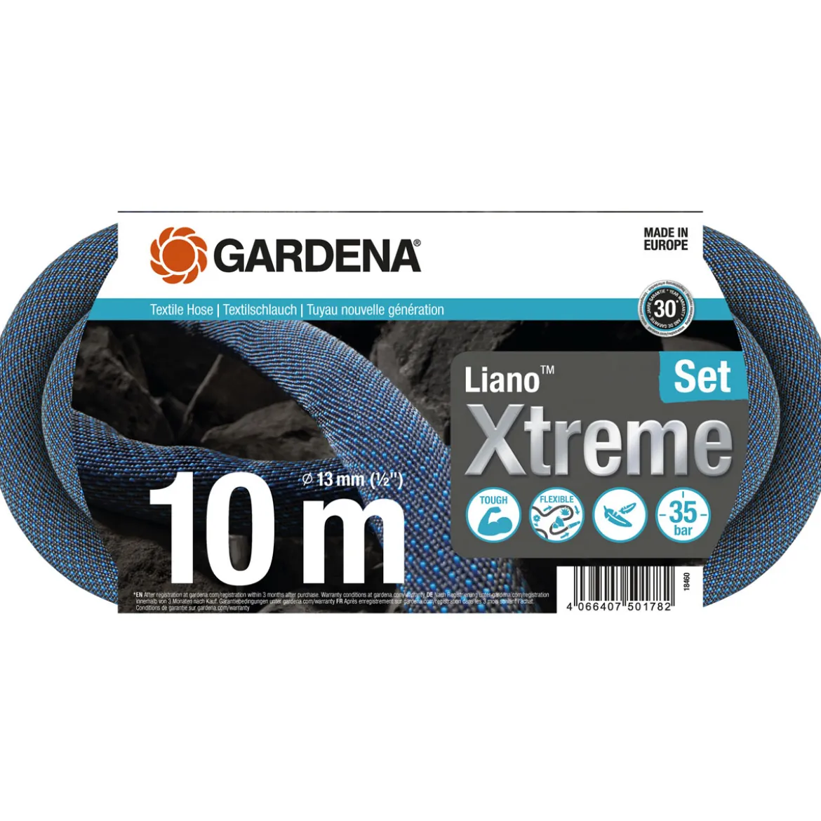 GardenaTextilschlauch Liano™ Xtreme 10 m Set