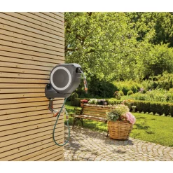 GardenaWandschlauchbox RollUp S 15m schwarz