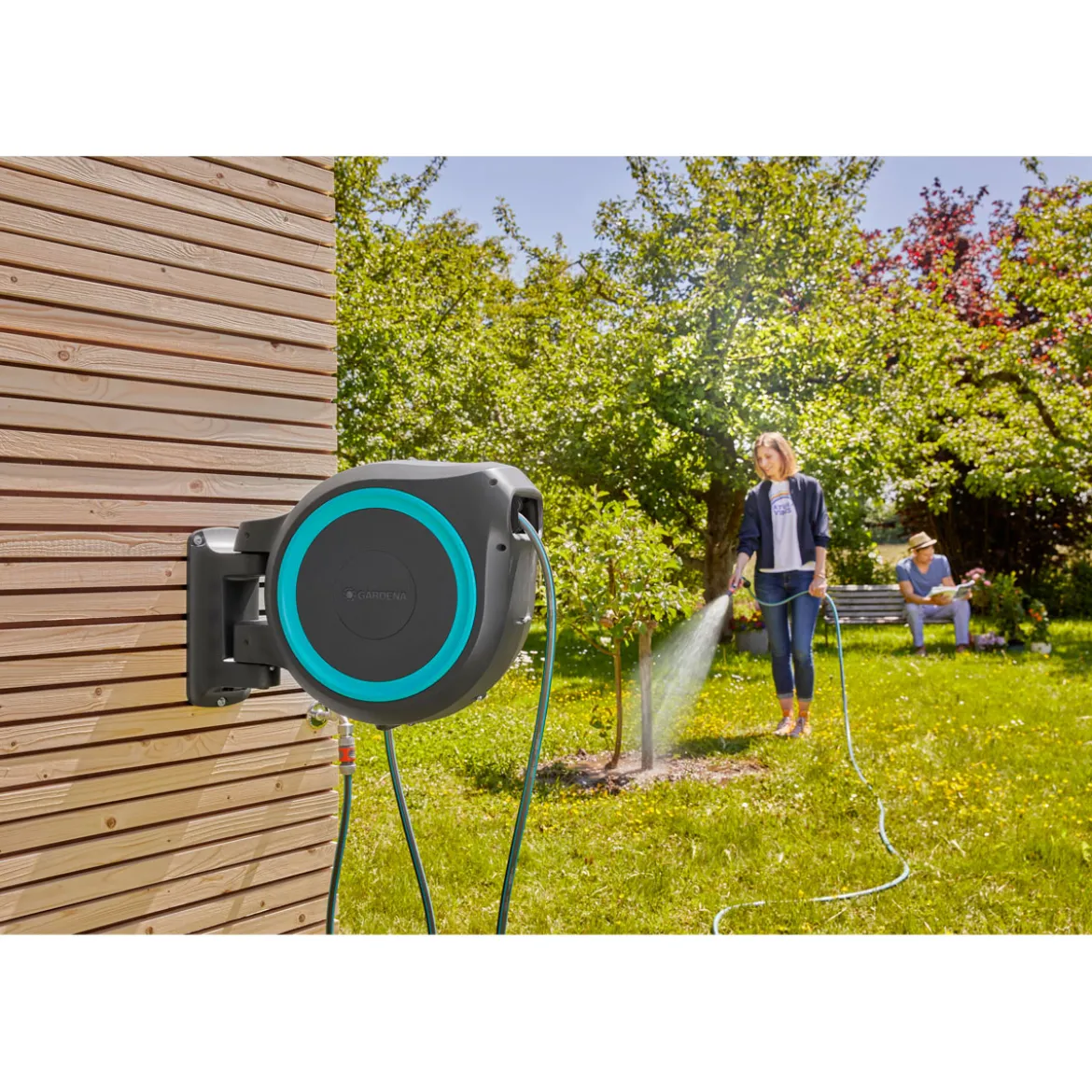 GardenaWandschlauchbox RollUp L 30m schwarz