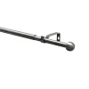 Gardinenstangen Set ausziehbar Durchmesser 16/19 mm 190-340 cm Edelstahl-Optik