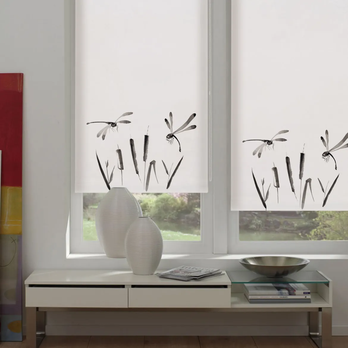 GardiniaEasyfix Rollo Japandi Dragonfly 100x150 cm