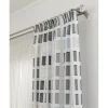 GardiniaGardinenstange Chicago mit Innenlauf Durchmesser 16 mm 120 cm Edelstahl-Optik