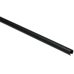 GardiniaGardinenstange Memphis mit Innenlauf Durchmesser 16 mm 160 cm schwarz matt
