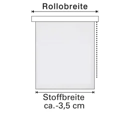 GardiniaThermo-Rollo crema 102x160 cm