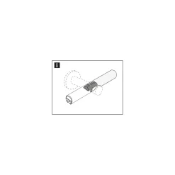 GardiniaVerbinder für Gardinenstangen mit Innenlauf Durchmesser 25 mm