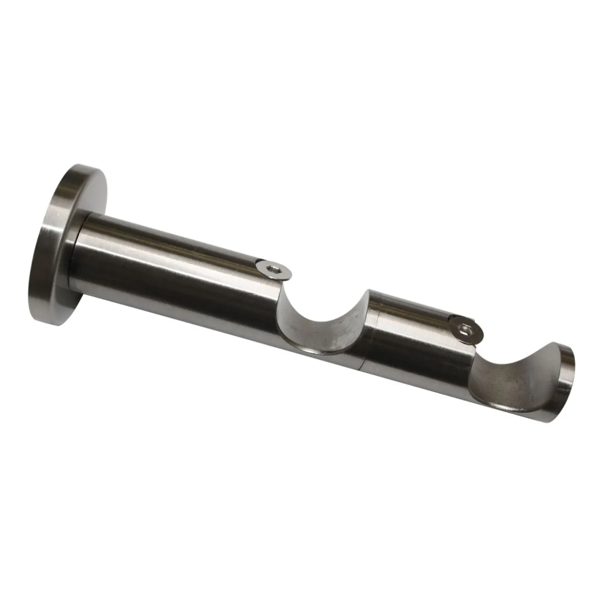 GardiniaWandträger 2-läufig für Windsor Edelstahl-Optik Durchmesser 25 mm