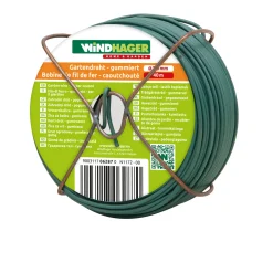 Gartendraht 40m/2mm gummiert