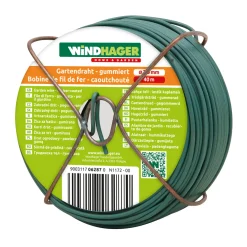 Gartendraht 40m/2mm gummiert