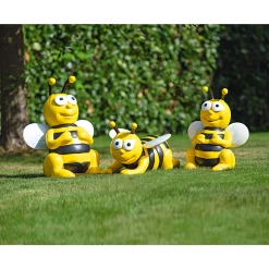 Gartenfigur Biene sitzend 26 x 47 x 30 cm