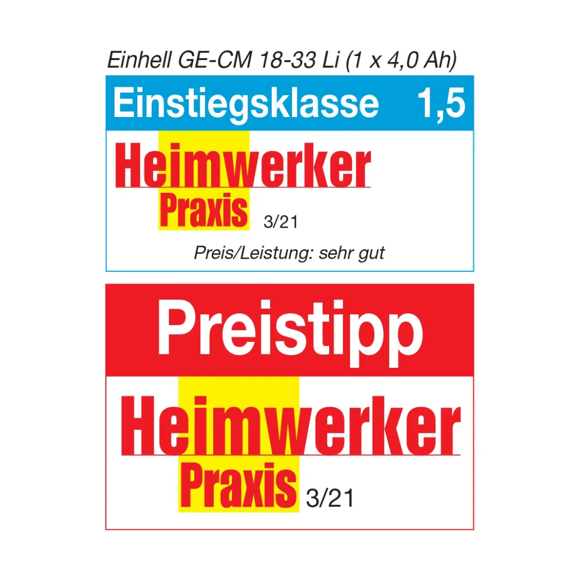 GE-CM 18/33 Li Set Akku-Rasenmaeher u.Trimmer