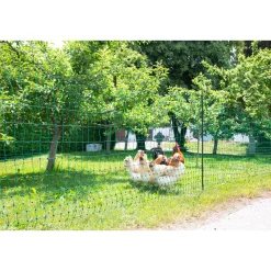 Geflügelnetz PoultryNet Doppelspitze 2500 x 106 cm dunkelgrün