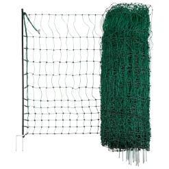 Geflügelnetz PoultryNet Doppelspitze 106 cm 50 m grün