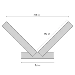 Gehrungslade MDF 51 cm